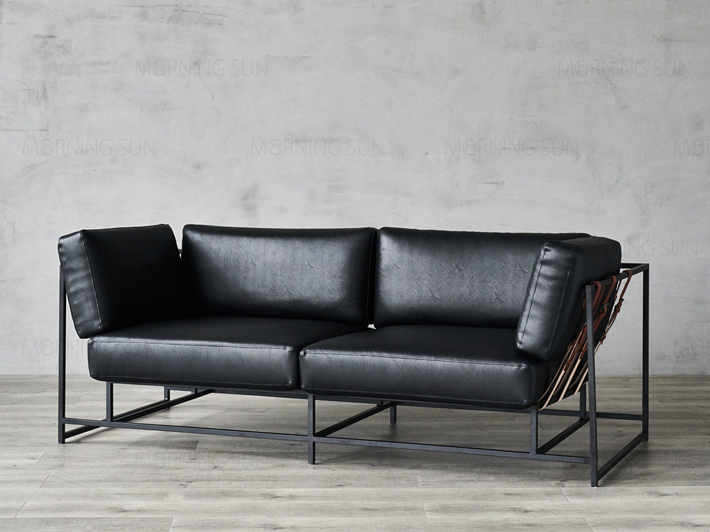 2 Seats Living Room Leather Sofa, Best Quality Leather Sofa Set