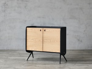 Modernong Wood TV Cabinet nga May Drawer