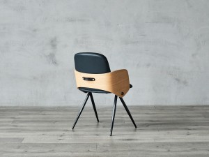 Modern Design Coffee Brûk Metal Frame Arm Chairs