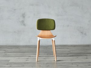 French Oak Wood Dining Chairs