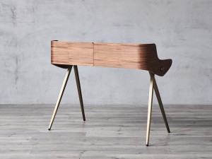 Tavolinë e dhomës së ndenjes me kabinet druri me dizajn modern