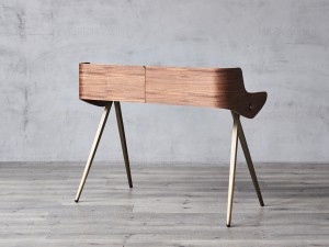 Bureau de salon en bois au design moderne