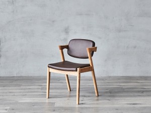 Khoom Ntoo Ncej Dinning Chair Nrog Upholstered