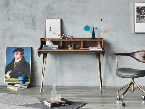 Bureau de salon en bois au design moderne