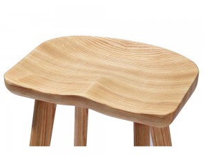 Šiuolaikinė medinė baro kėdės kėdė