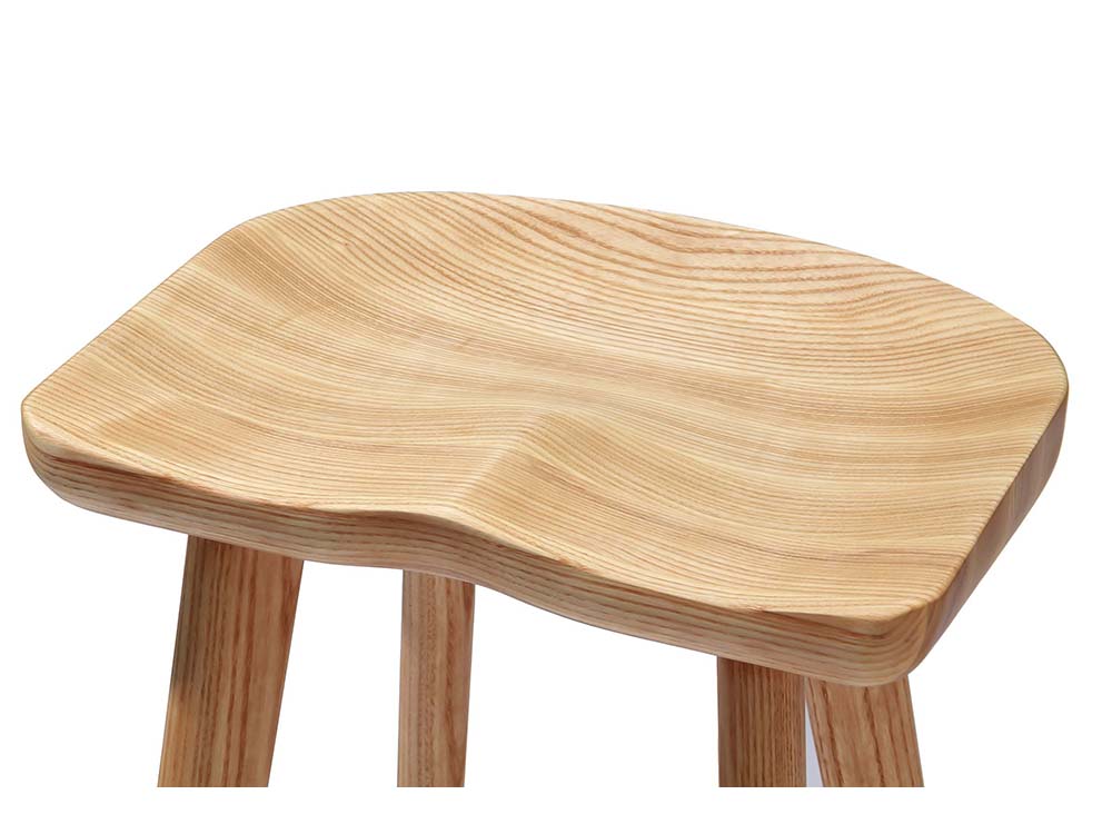 China OEM Children Stool - Modern Wooden Bar Chair Stool – Yezhi