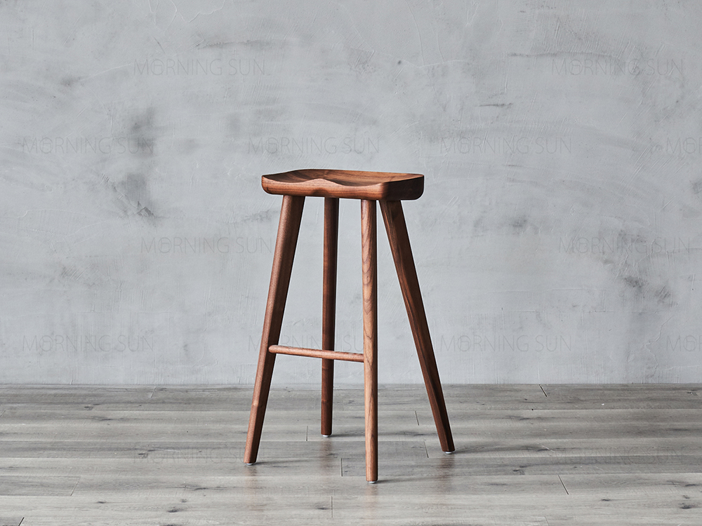 OEM/ODM China High Bar Stools - High Solid Wood Stool Chair – Yezhi detail pictures