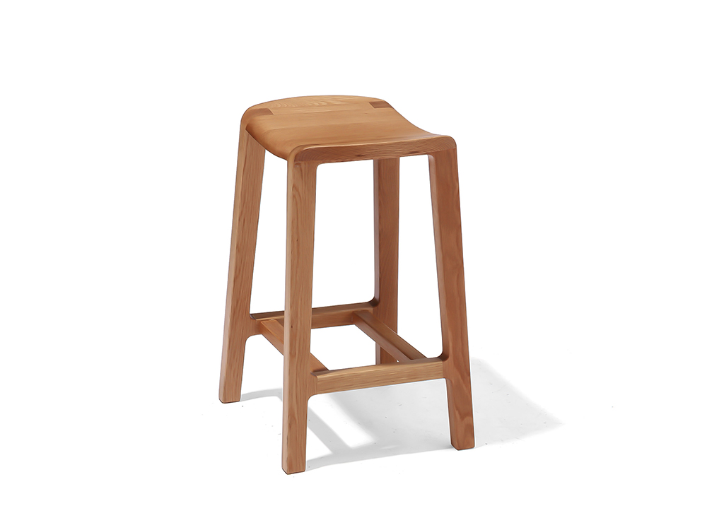 Fast delivery Bar Table Stool - Solid Wood Bar Stool Modern Chair – Yezhi