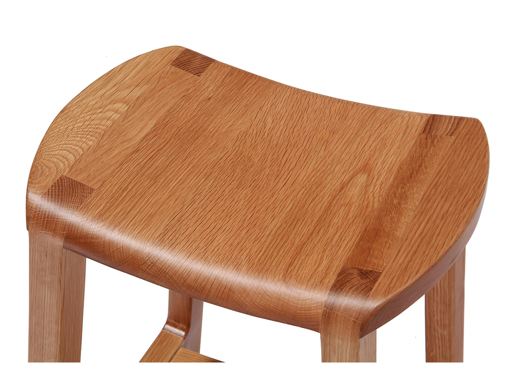 18 Years Factory Bar Stools Modern - Solid Wood Bar Stool Modern Chair – Yezhi
