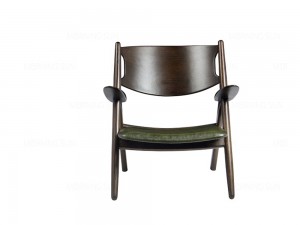 Kožené židle do obývacího pokoje Pu v evropském stylu