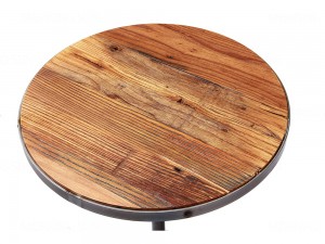 Ojoun Bar Table Pẹlu ri to Wood Top