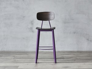 Babban Bar kujera Bar Stool Tare da Polywood da Karfe