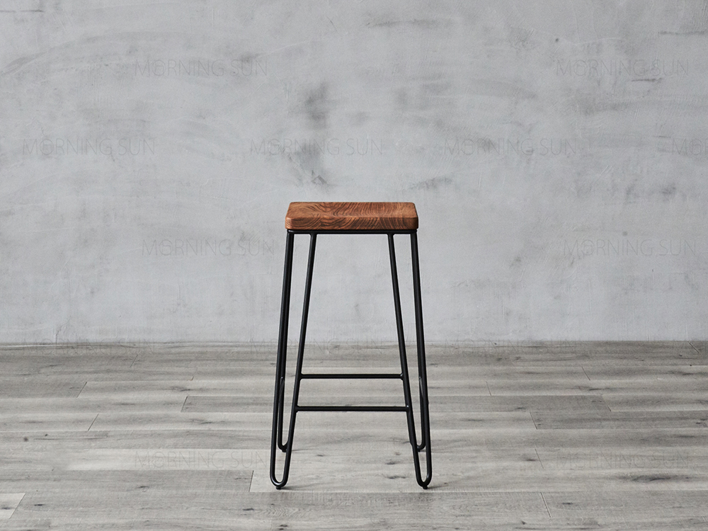 Vintage Style Industrial Bar Stool With, Industrial Style Bar Stools And Table