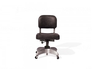Aluminum Office Chair na may Pu Upholstery