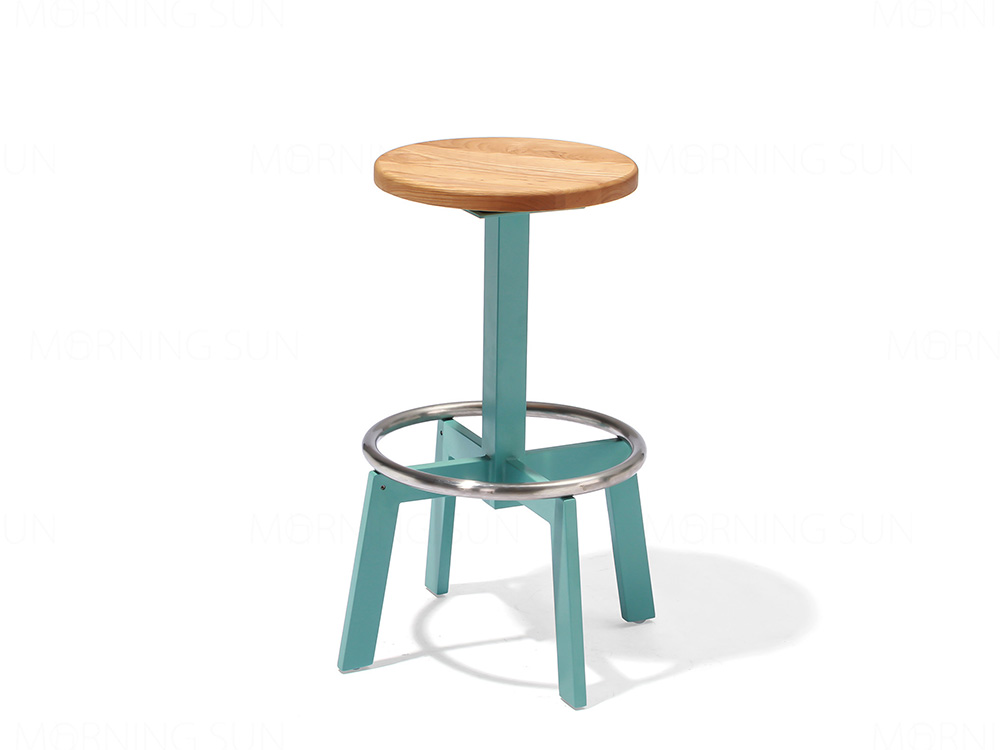 Low MOQ for Portable Bar Stool - Fashion Home Living Room Round Wooden Stool – Yezhi detail pictures
