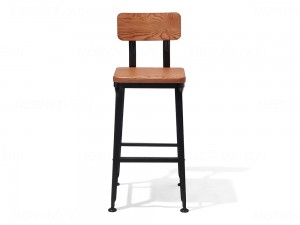 Ejiji Ụlọ obibi ime ụlọ mmanya Stool oche nwere azụ