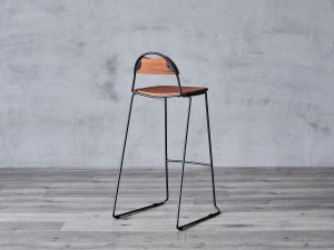 Fahionable nowy projekt drewniane krzesło barowe