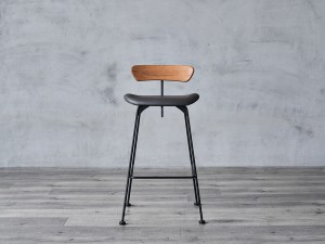 Classic Design High Bar Chair For Coffee Shop