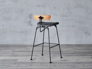 Sedia alta di design classicu per caffè