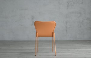 Французские стулья для гостиной из искусственной кожи, обеденные стулья