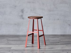 China Wooden Furniture Solid Wood Bar Stool