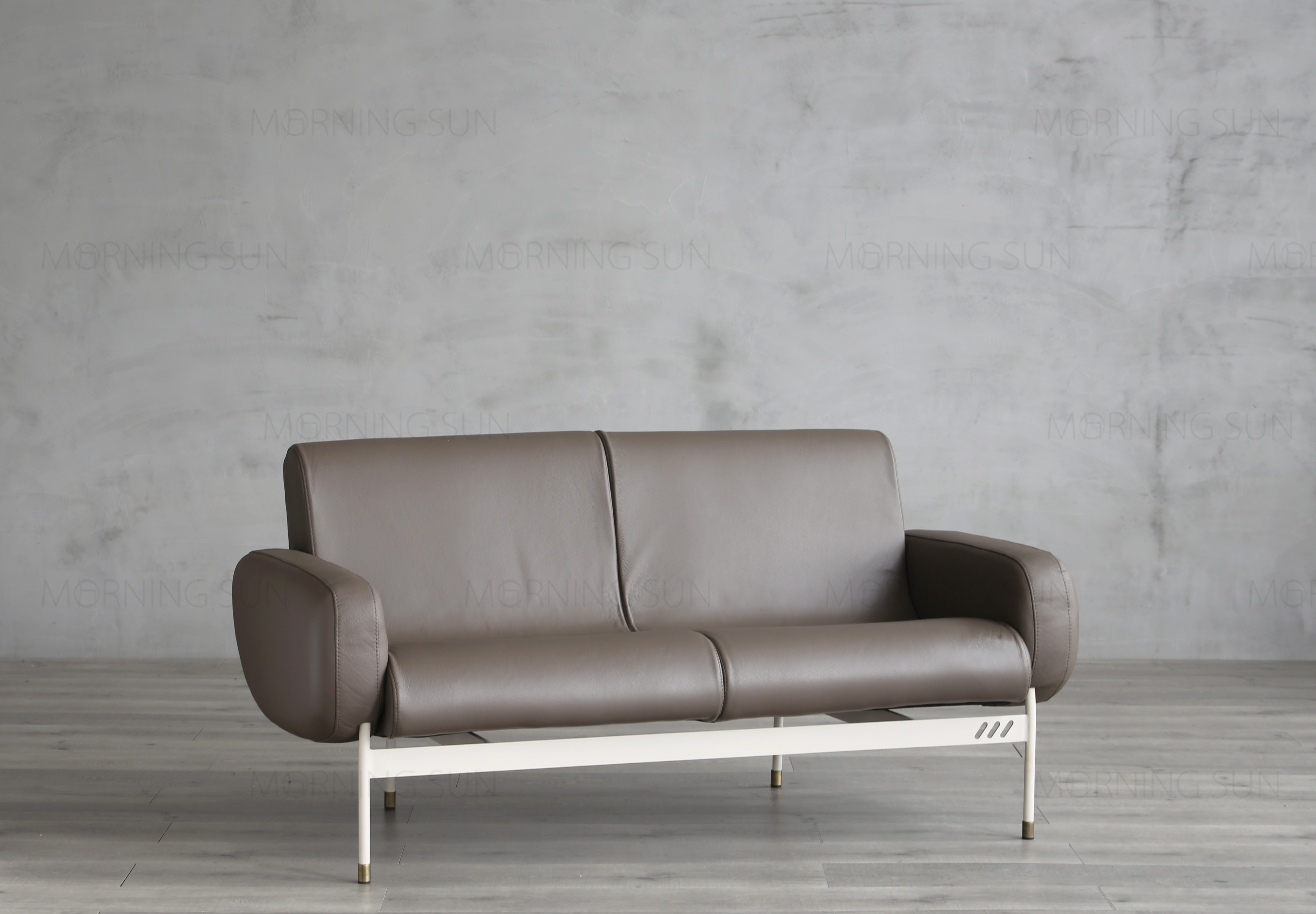 China Contemporary Furniture Simple, Simple Leather Sofa